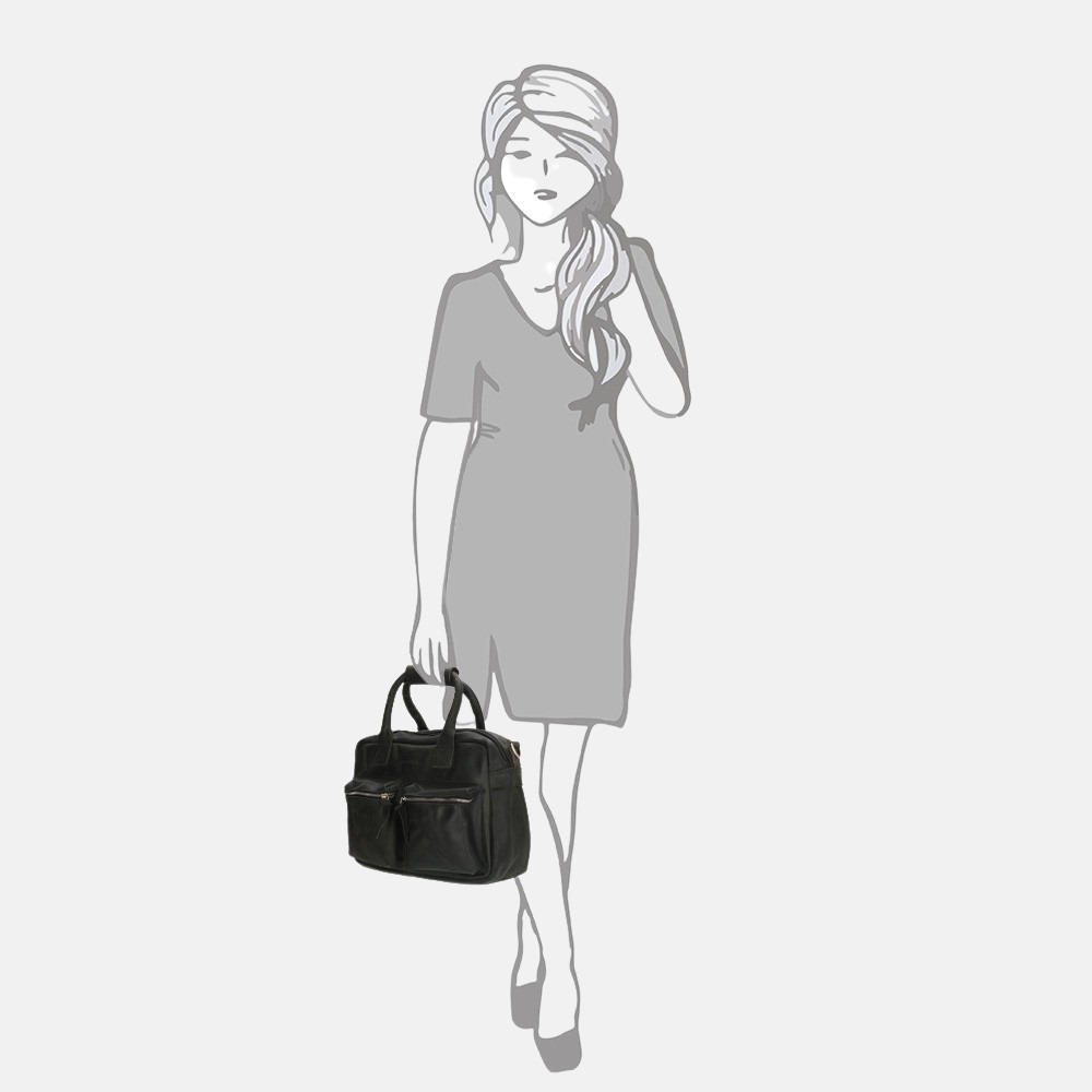 Micmacbags Westernbag laptoptas A5 black bij Duifhuizen