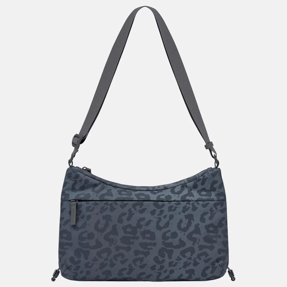 Kapten & Son Skara LEO crossbody tas S dark grey leo bij Duifhuizen