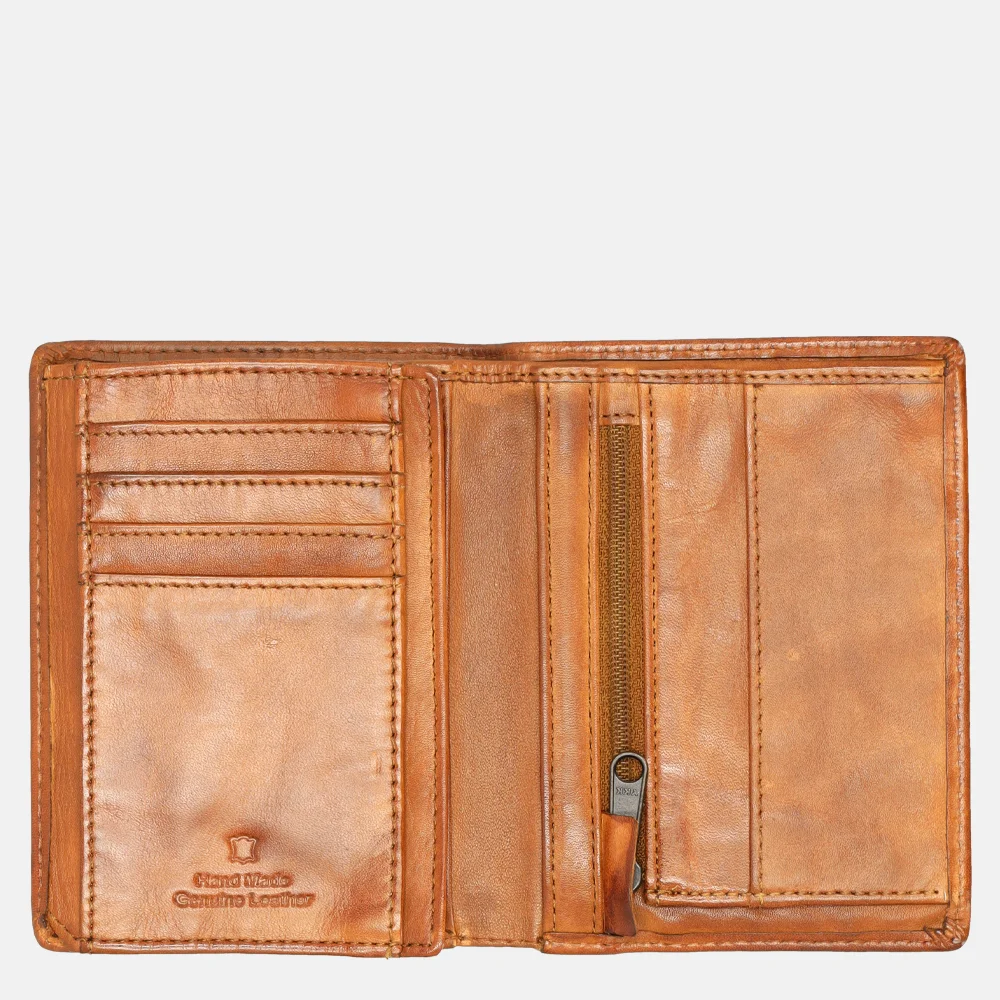 Bear Design billfold cognac bij Duifhuizen