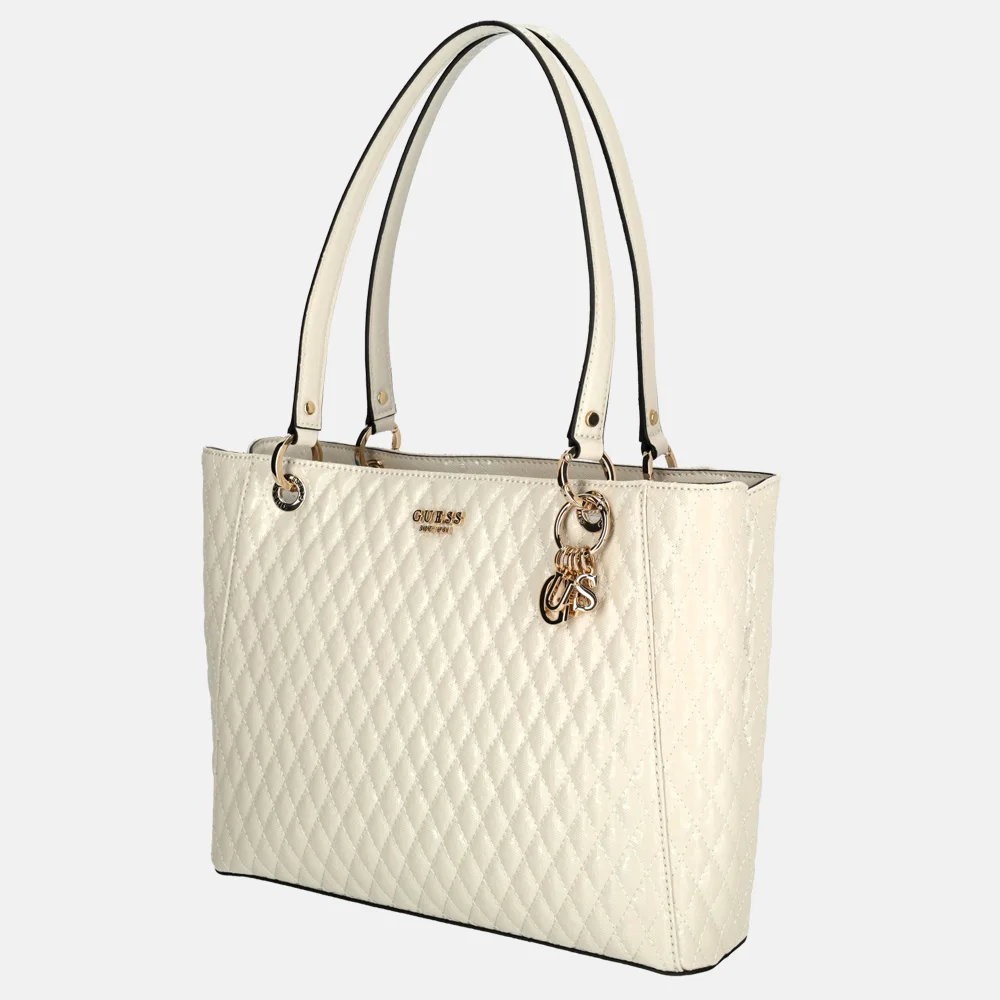 Guess Betula shopper taupe bij Duifhuizen