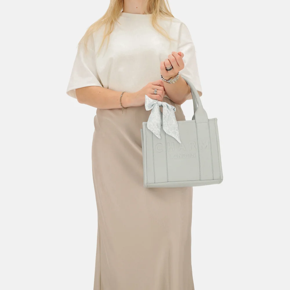 Charm London shopper S lichtblauw bij Duifhuizen