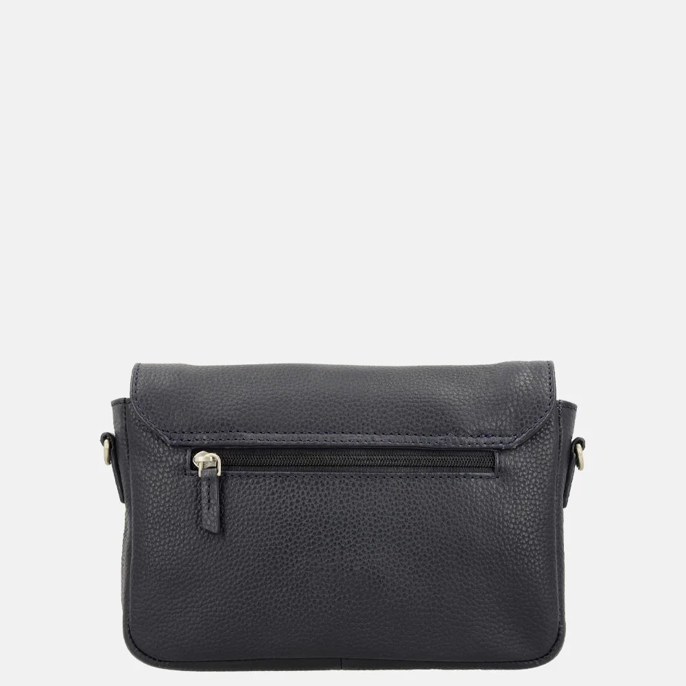 Charm London Washington crossbody tas blauw bij Duifhuizen