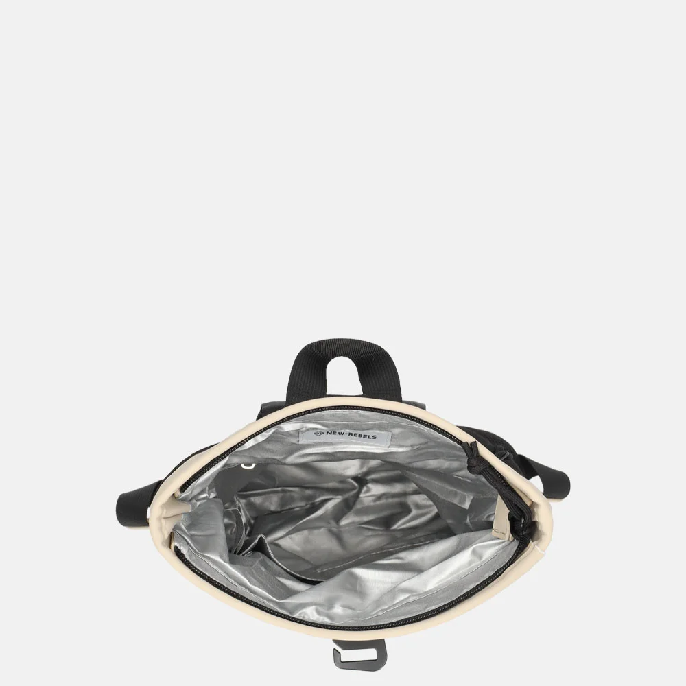 New Rebels Mart rugzak small fel beige bij Duifhuizen