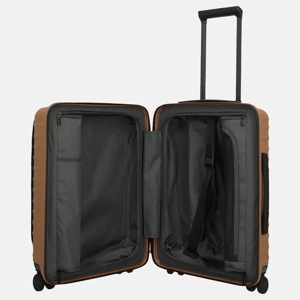 Titan Upgrade handbagage koffer frontpocket 55 cm canyon bronze bij Duifhuizen