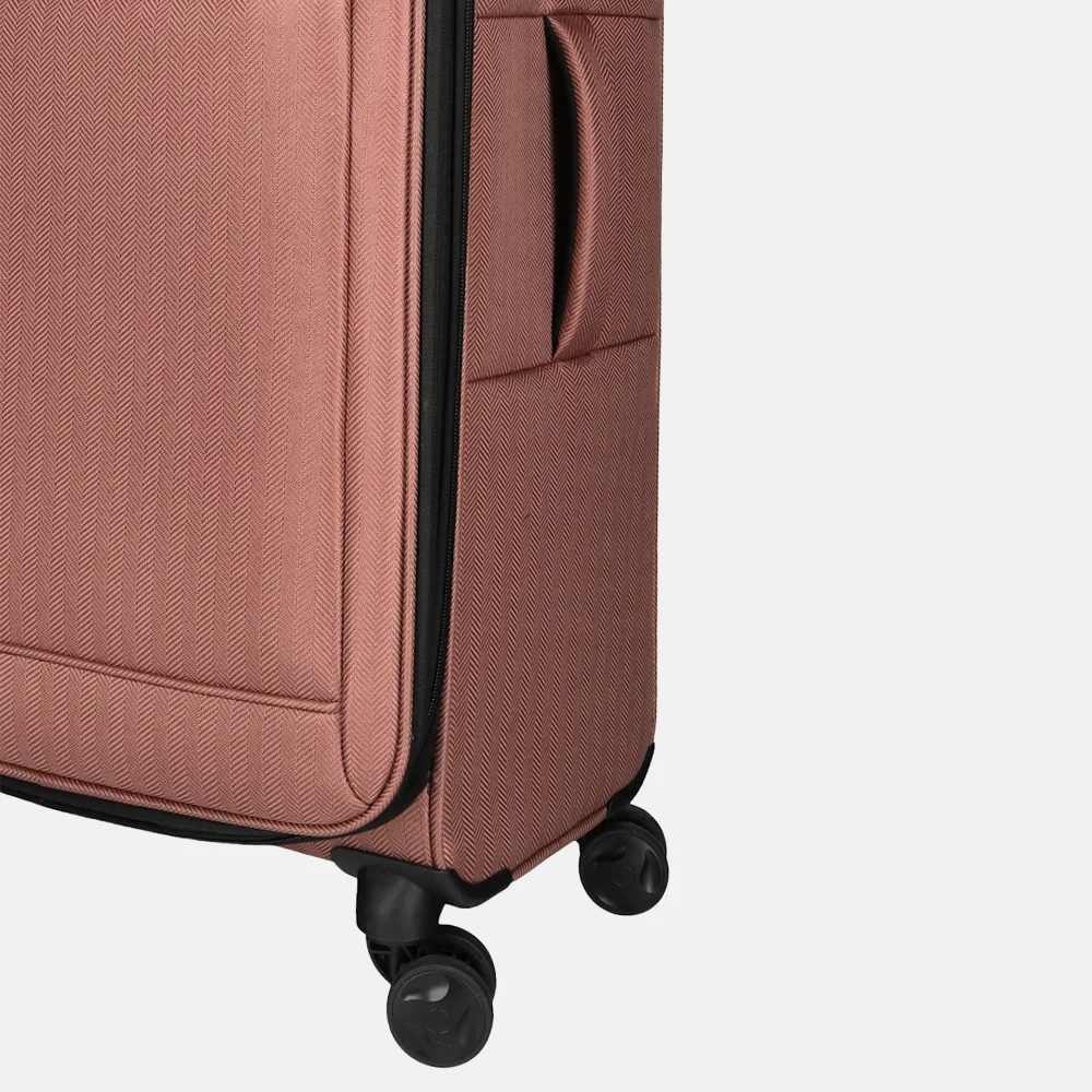 Enrico Benetti Oakville reiskoffer 65 cm oudroze bij Duifhuizen