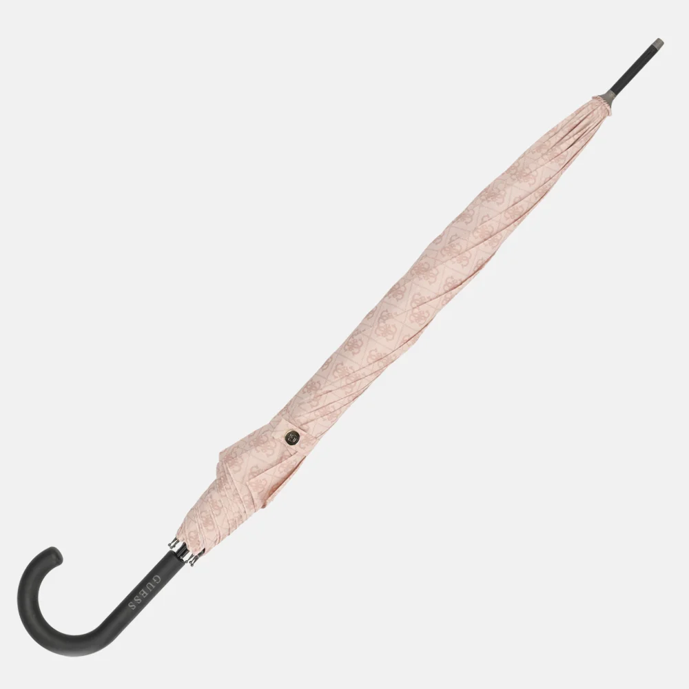 Guess stokparaplu rose logo bij Duifhuizen