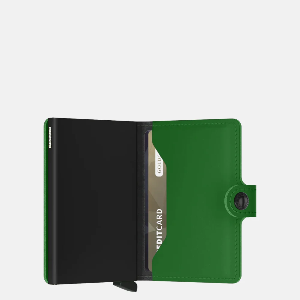 Secrid Miniwallet pasjeshouder matte bright green bij Duifhuizen
