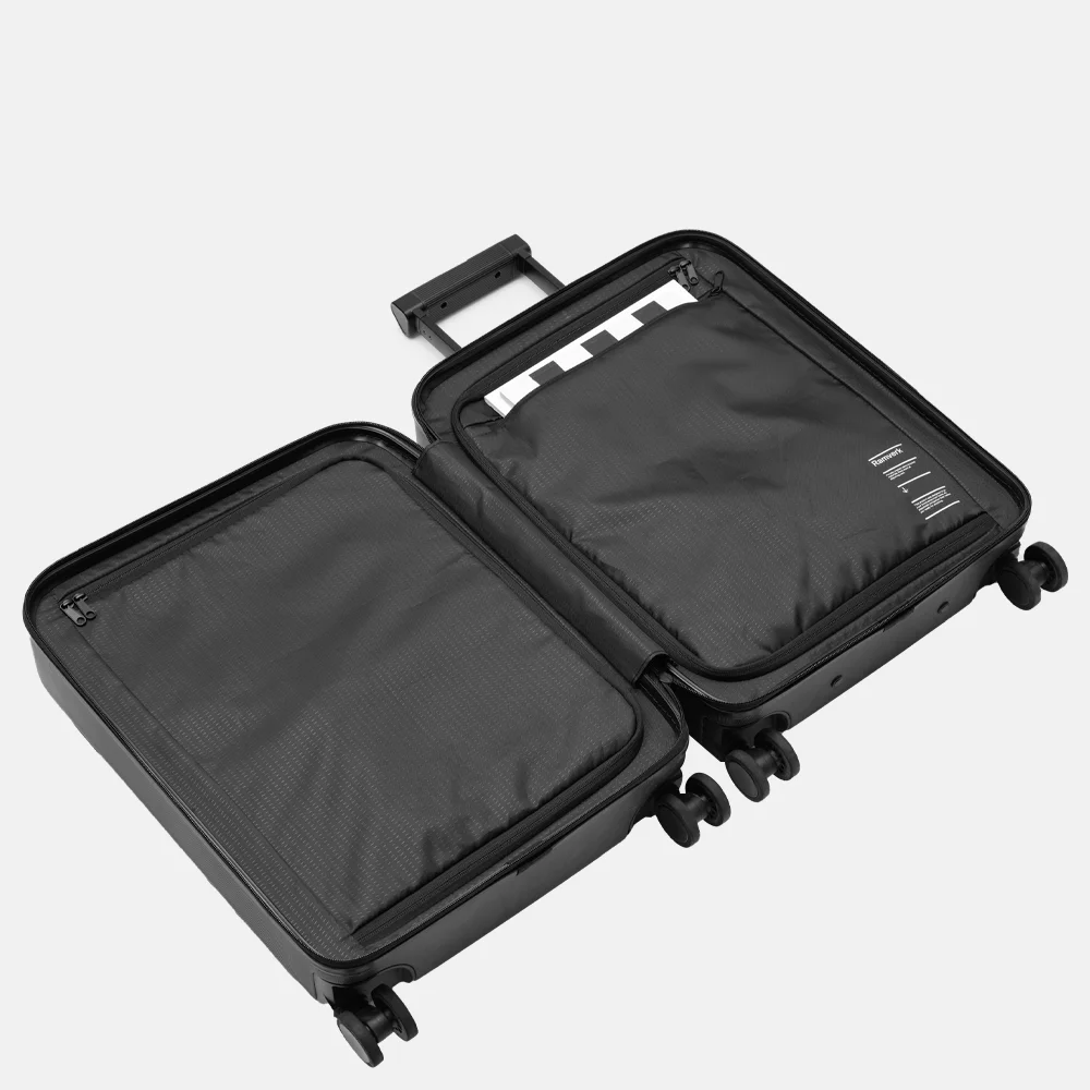 DB Journey Front-Access Ramverk Carry-on handbagage koffer 55cm black out bij Duifhuizen