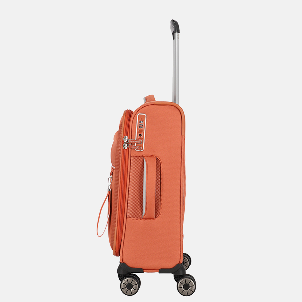 Travelite Miigo handbagage koffer 55 cm copper/chuntey bij Duifhuizen