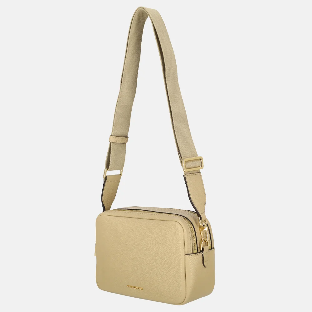 Michael Kors Bryant chain camerabag crossbody tas M khaki bij Duifhuizen