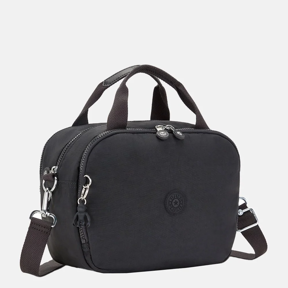 Kipling Palmbeach toilettas M black noir bij Duifhuizen