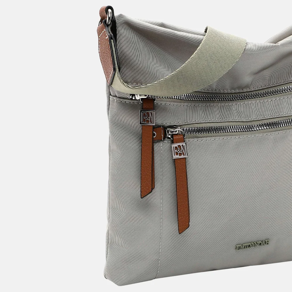 Emily & Noah Esther crossbody tas khaki bij Duifhuizen