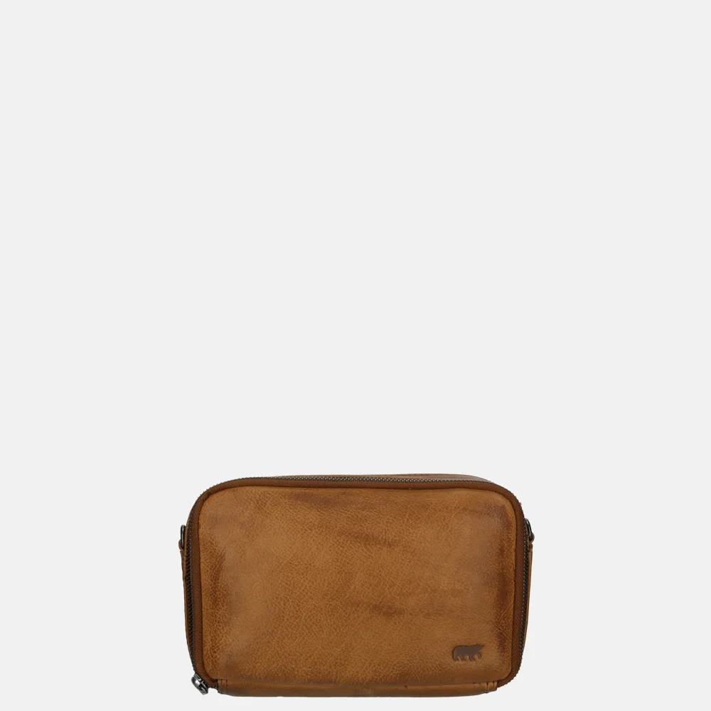 Bear Design crossbody tas cognac bij Duifhuizen