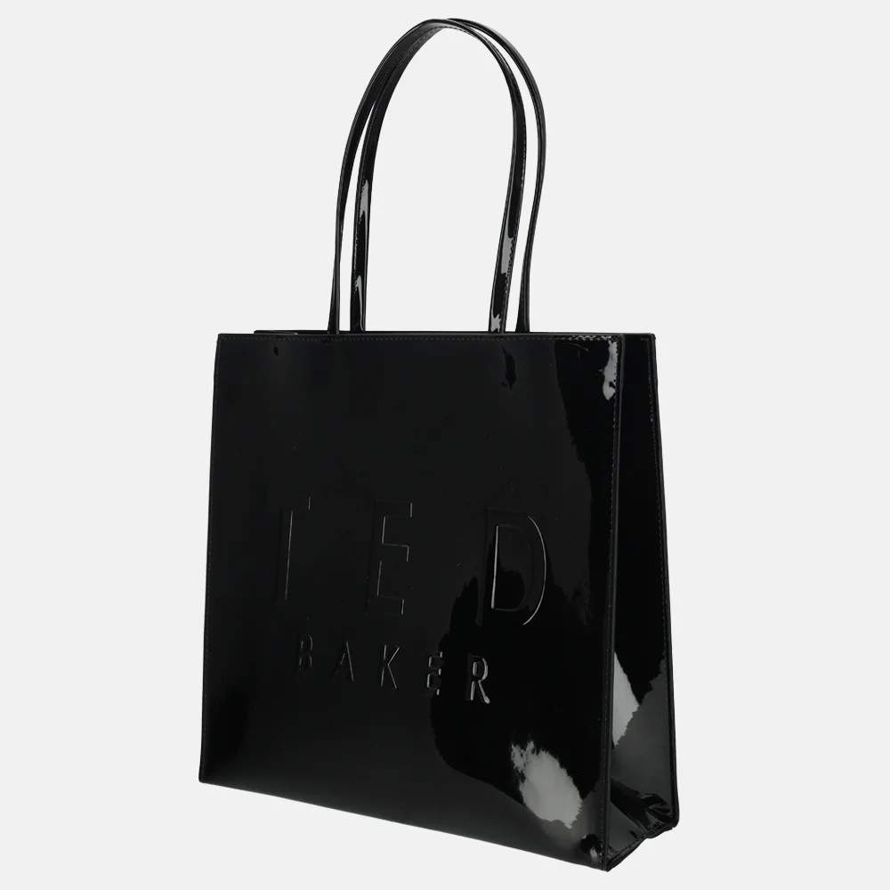 Ted Baker Iconny shopper + fashion band black bij Duifhuizen