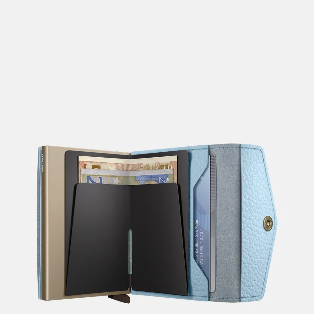 Secrid Envelope pasjeshouder pebble ice blue bij Duifhuizen