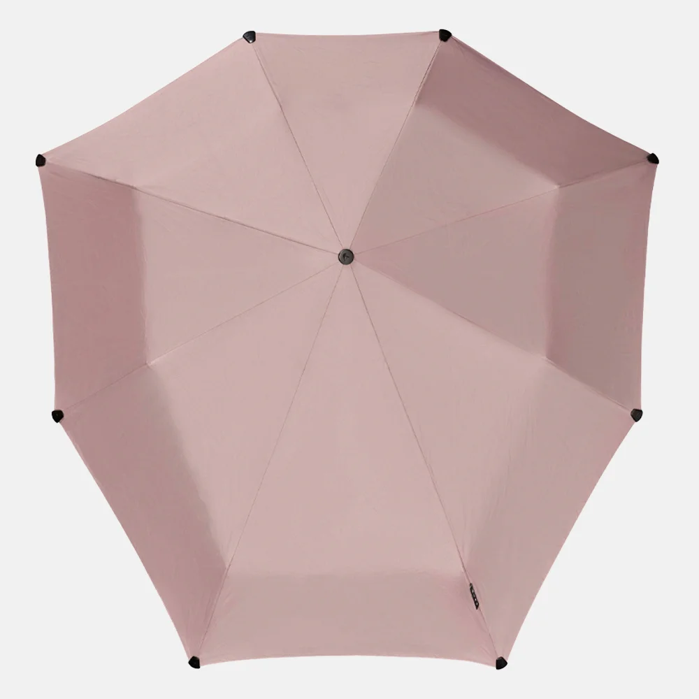 Senz automatic foldable stormparaplu lotus pink bij Duifhuizen