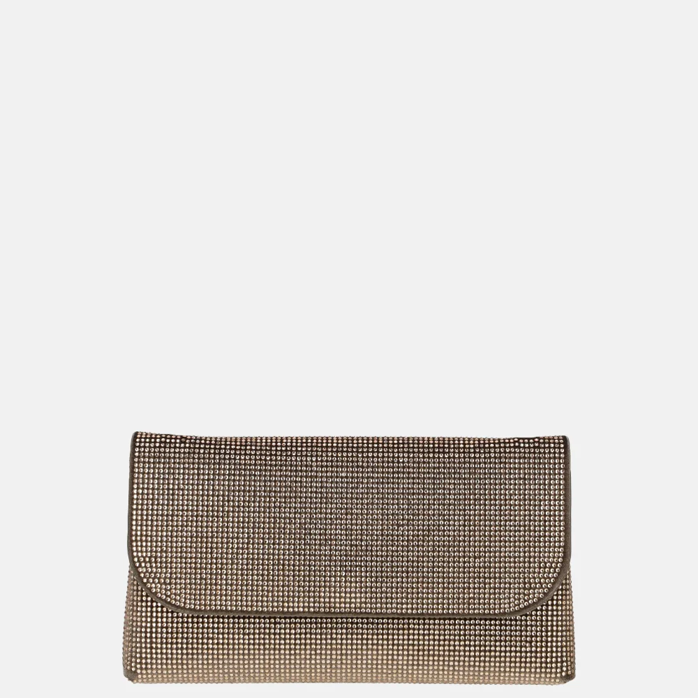 Flora & Co clutch strass champagne bij Duifhuizen