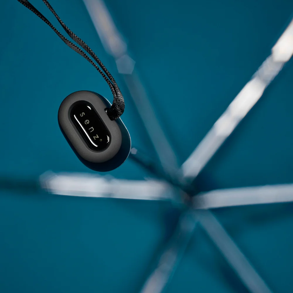 Senz micro opvouwbare paraplu lyons blue bij Duifhuizen