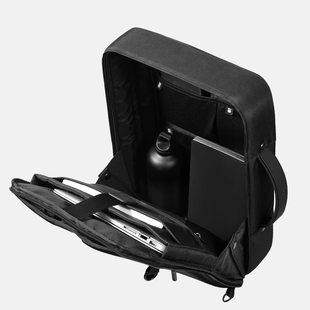 XD Design Bobby Bizz 2.0 laptoprugzak 16 inch black bij Duifhuizen