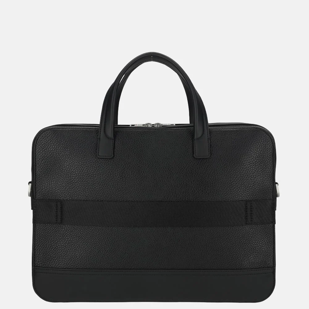 Tommy Hilfiger Central laptoptas 15 inch black bij Duifhuizen