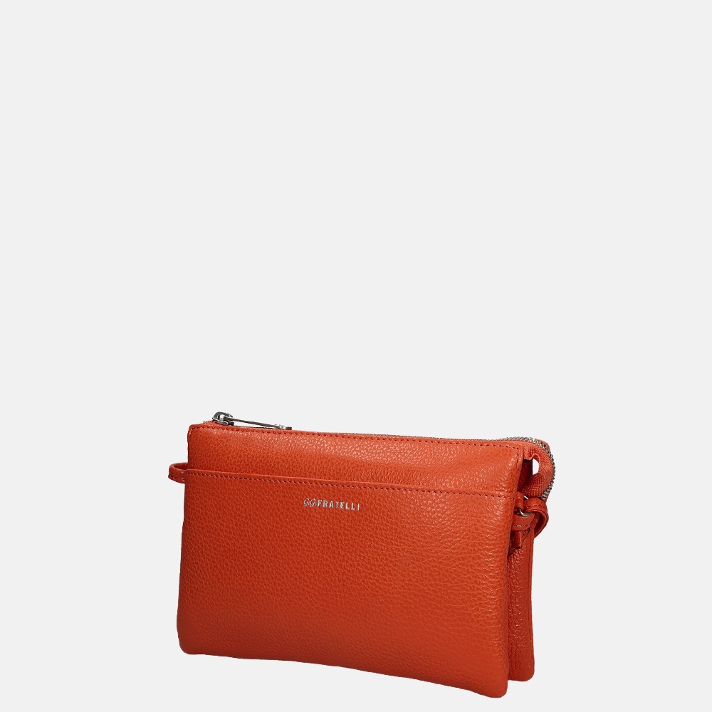 GiGi Fratelli Romance crossbody tas orange bij Duifhuizen