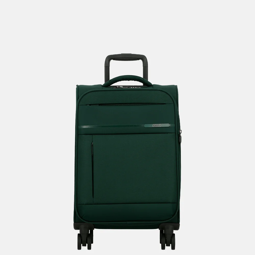 Jump Monthelys Souple Spinner 55cm Handbagage Koffer Donkergroen