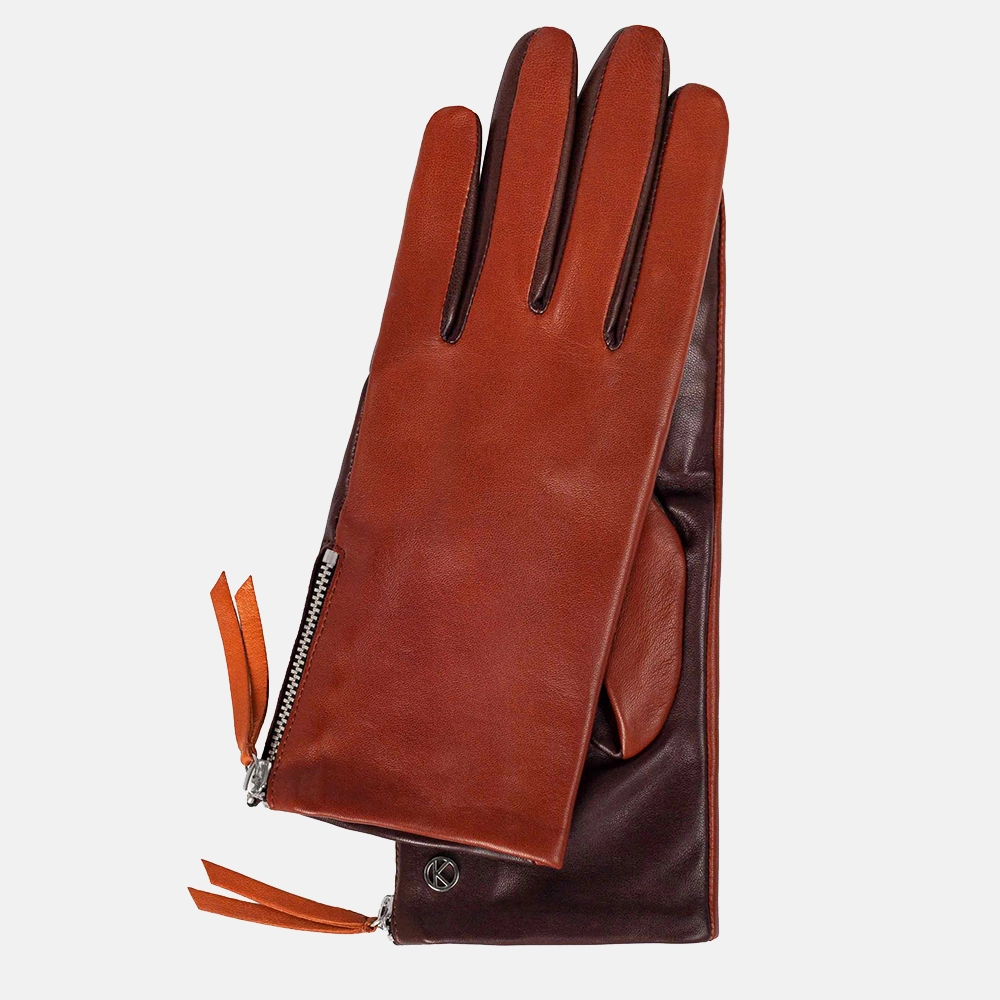 Otto Kessler Demi handschoenen multicolor tan bij Duifhuizen