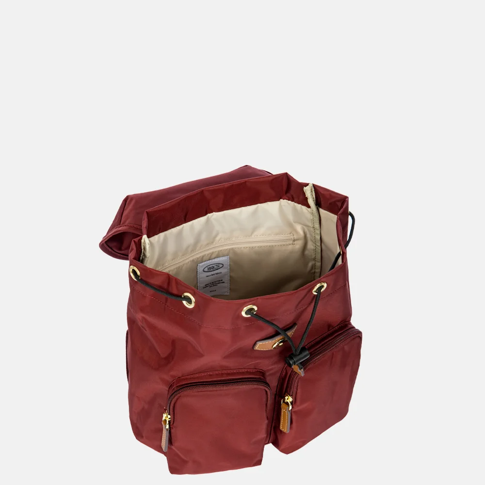 Bric's Piccolo City rugzak bordeaux bij Duifhuizen