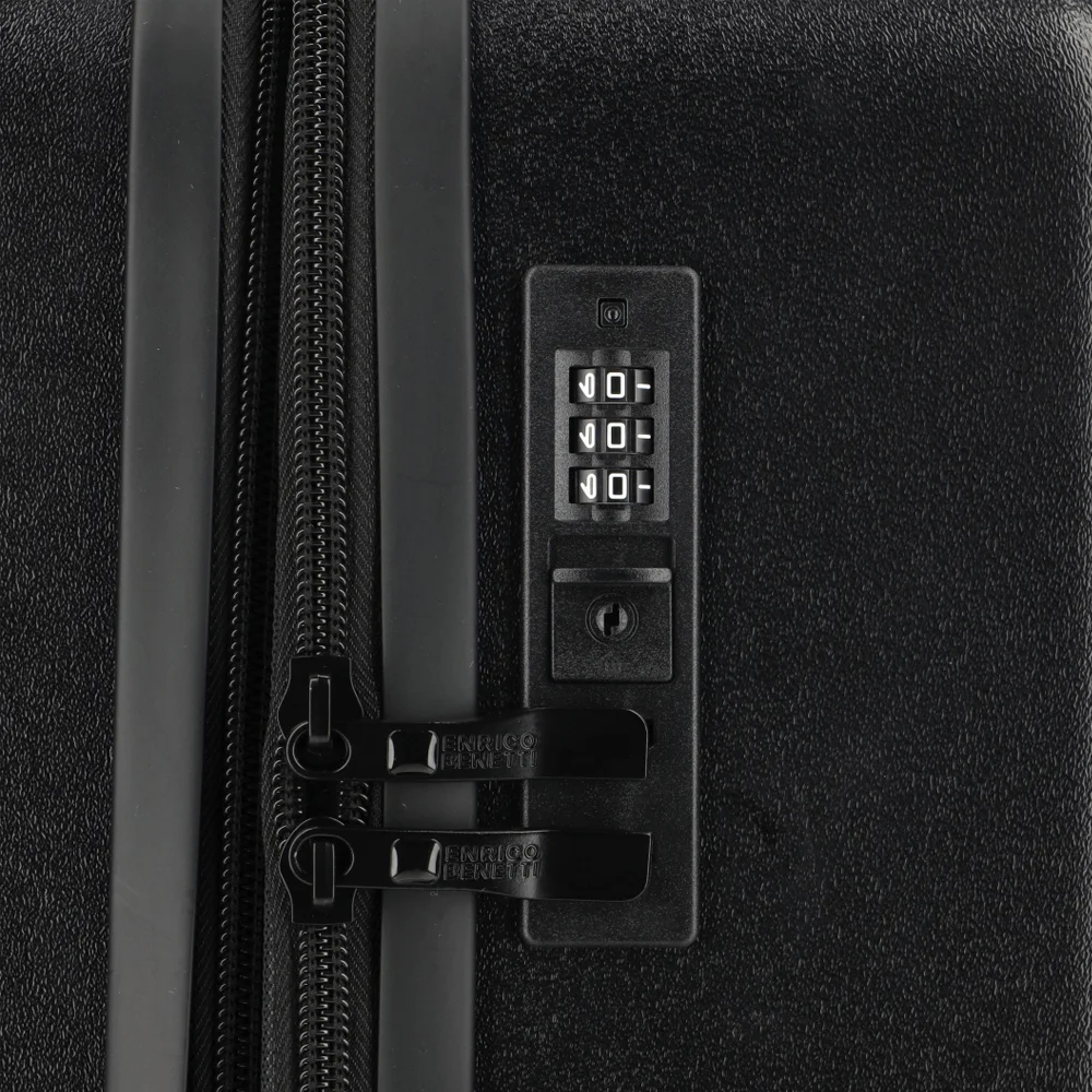 Enrico Benetti Portland kofferset 3-delig zwart bij Duifhuizen