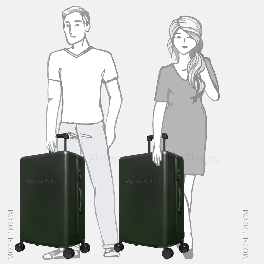 SUITSUIT Mystique reiskoffer 76 cm dark olive bij Duifhuizen