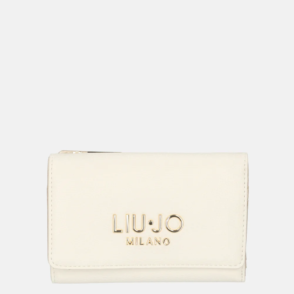 Liu Jo Caliwen overslagportemonnee trifold M cream