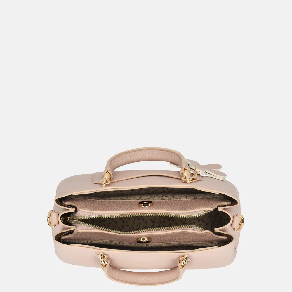 Flora & Co handtas M rose bij Duifhuizen