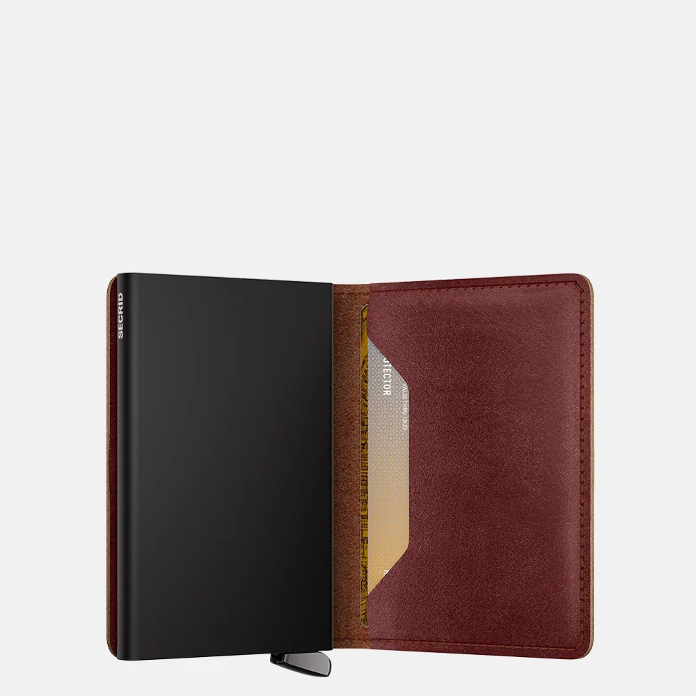 Secrid Premium Slimwallet pasjeshouder Basco Brown + bij Duifhuizen