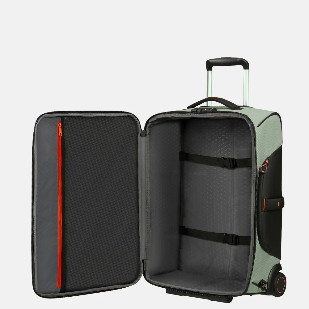 Samsonite Ecodiver rugzak/reistas op wielen light sage bij Duifhuizen