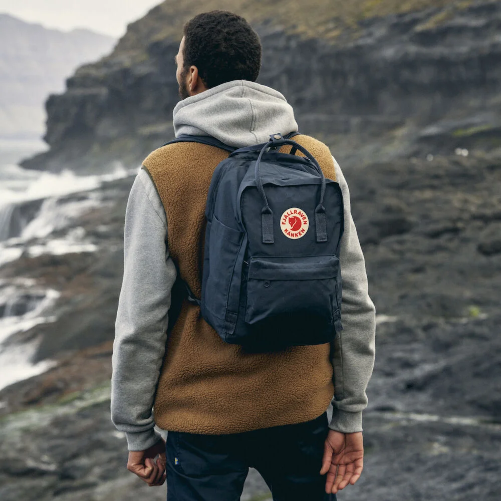 Fjallraven Kanken Laptop rugzak 17 inch navy bij Duifhuizen