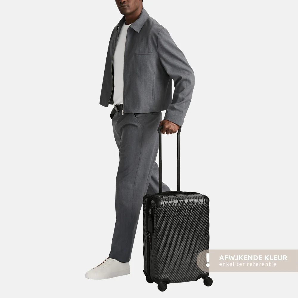 Tumi 19 Degree Lite International handbagage koffer 55cm titanium bij Duifhuizen