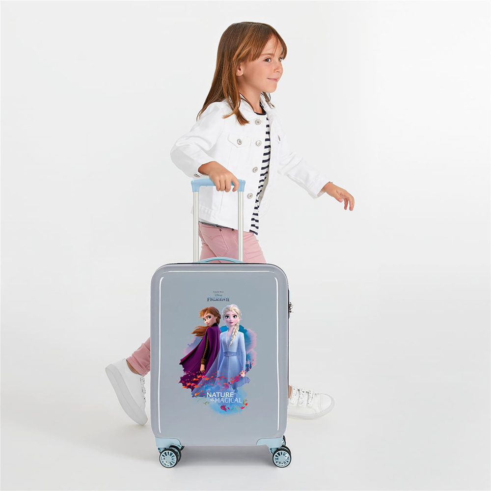 Disney Frozen kinderkoffer 55 cm grijs bij Duifhuizen