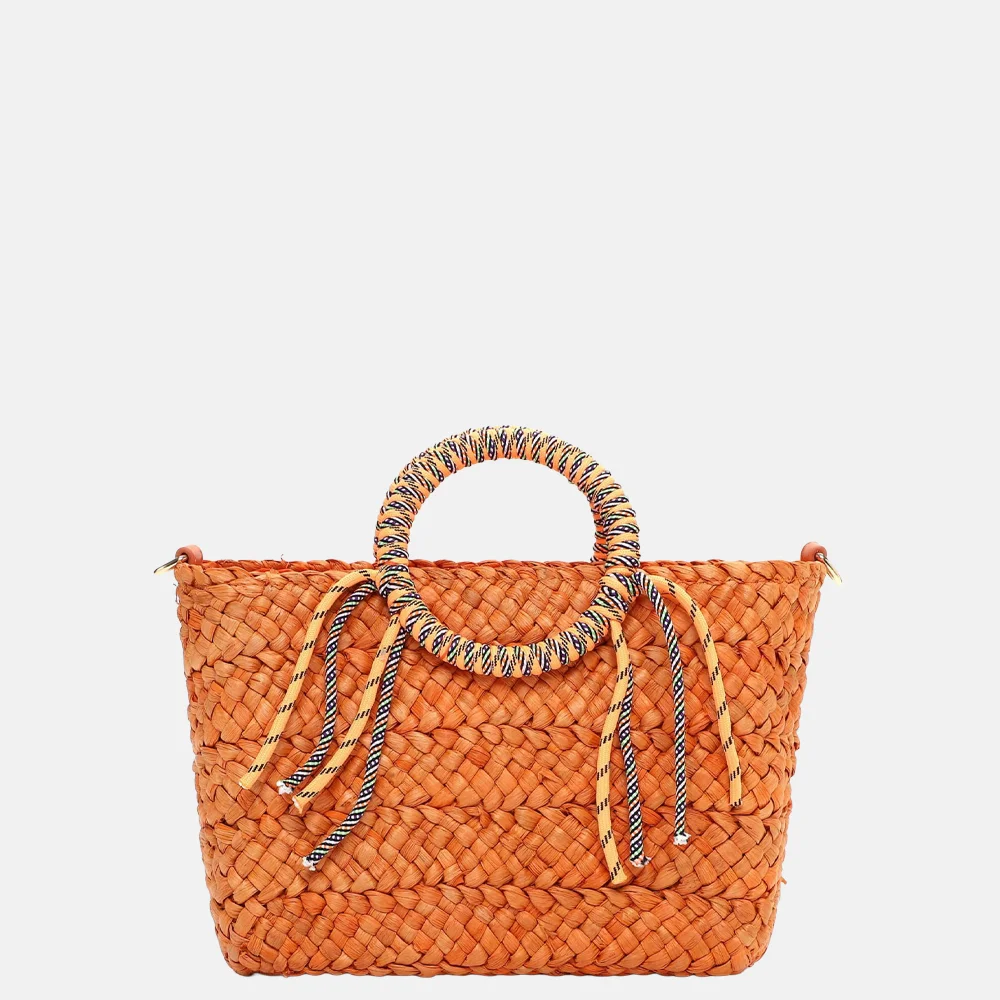 Emily & Noah Jolanda handtas riet S orange bij Duifhuizen