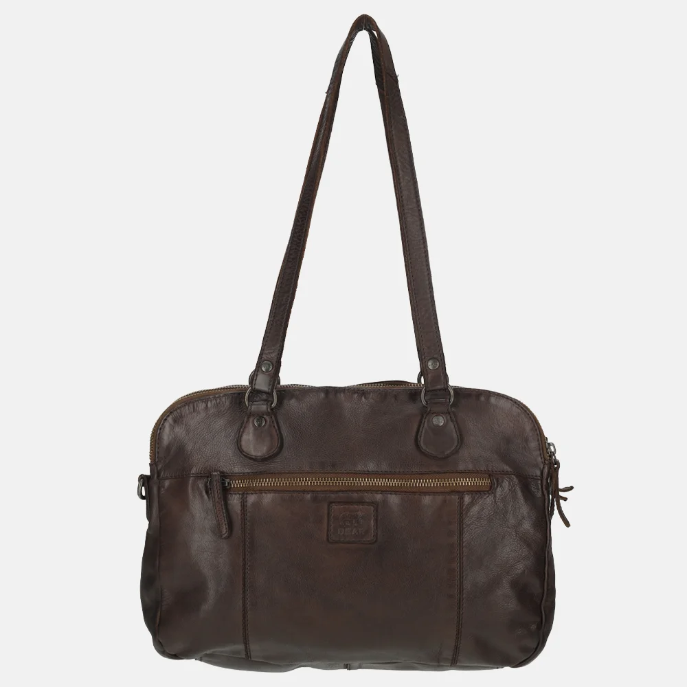 Bear Design schoudertas M donkerbruin bij Duifhuizen