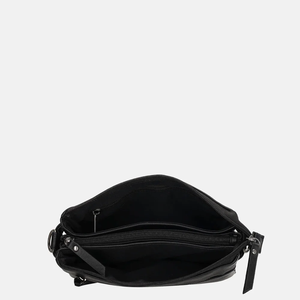 Beagles Ferro crossbody tas zwart bij Duifhuizen