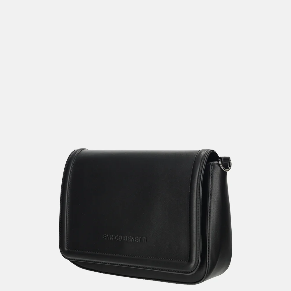 Enrico Benetti Luca crossbody tas zwart bij Duifhuizen
