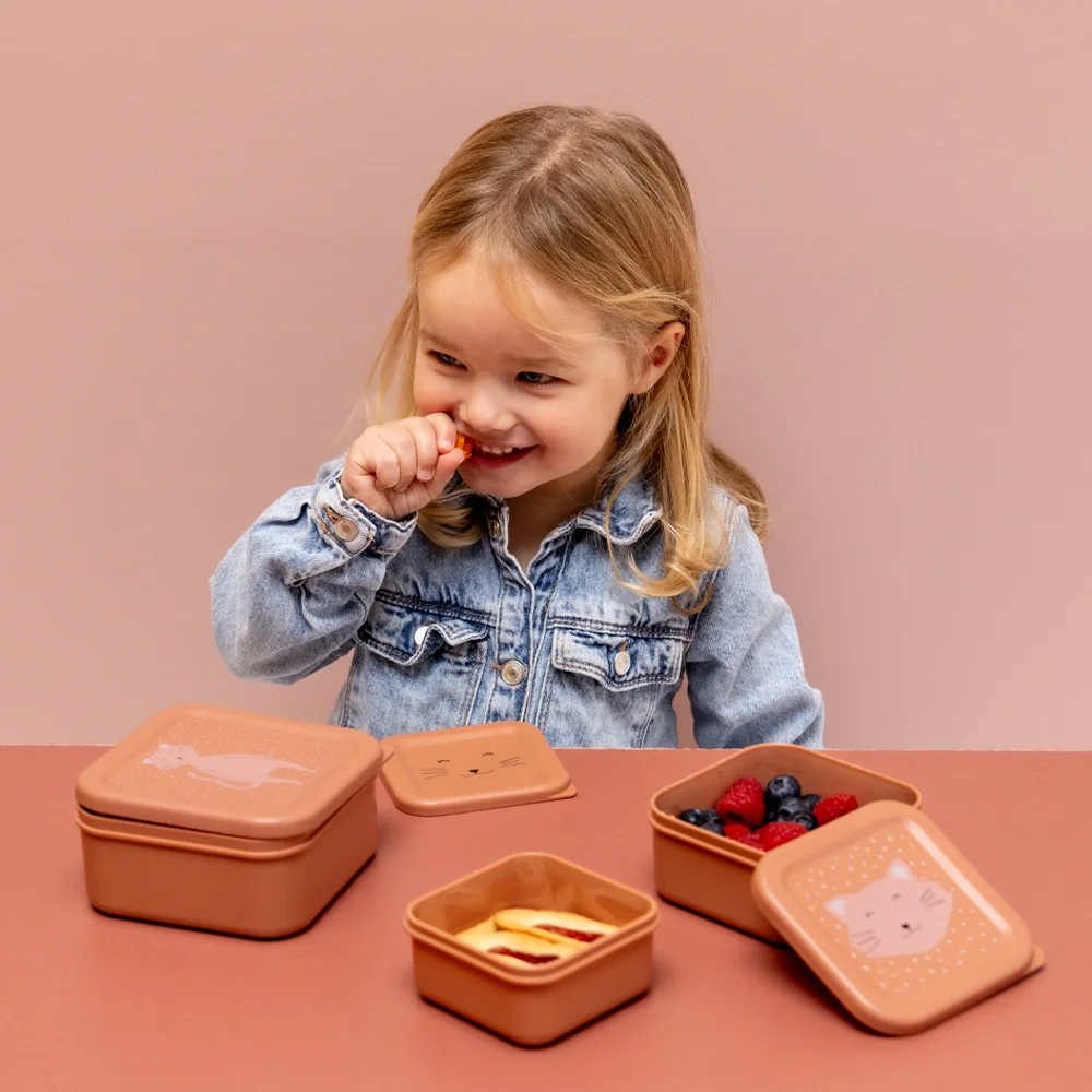 Trixie 3-delig lunchbox Mrs Cat bij Duifhuizen