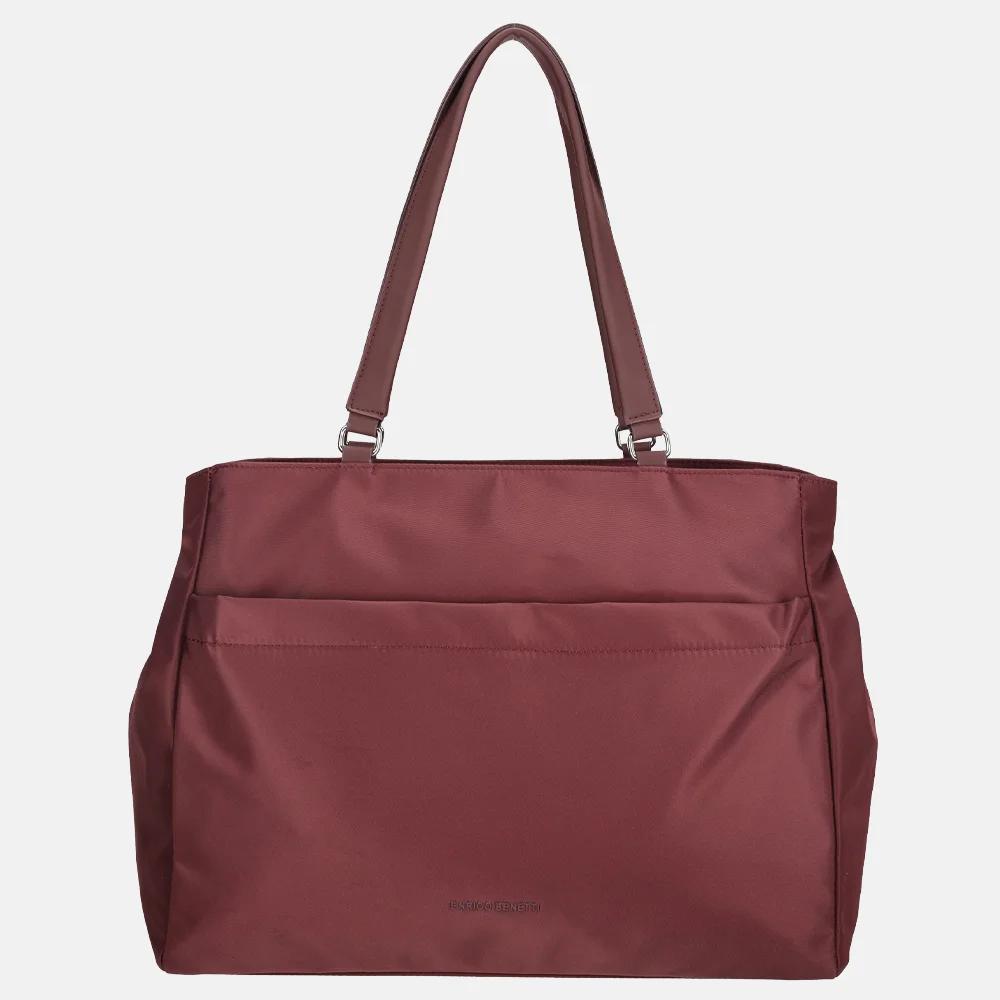 Enrico Benetti Caroline businesstas 15 inch donker rood