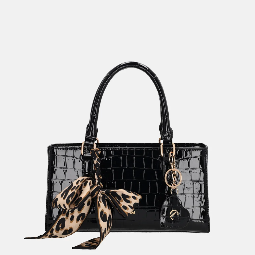 Charm London Knightbridge handtas zwart bij Duifhuizen