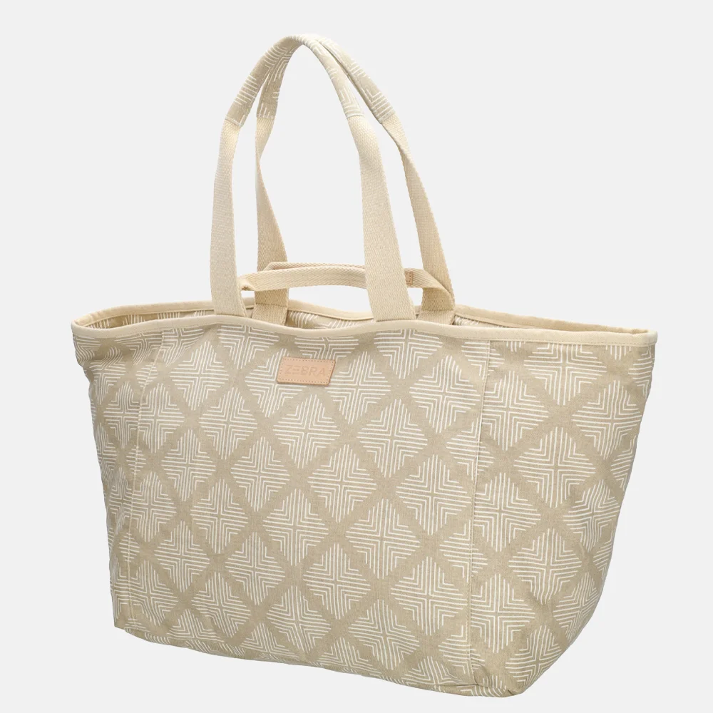 Zebra Trends strandtas zand bij Duifhuizen