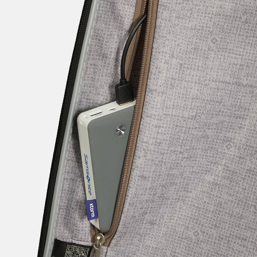 Samsonite C-Lite reiskoffer 69 cm off white bij Duifhuizen