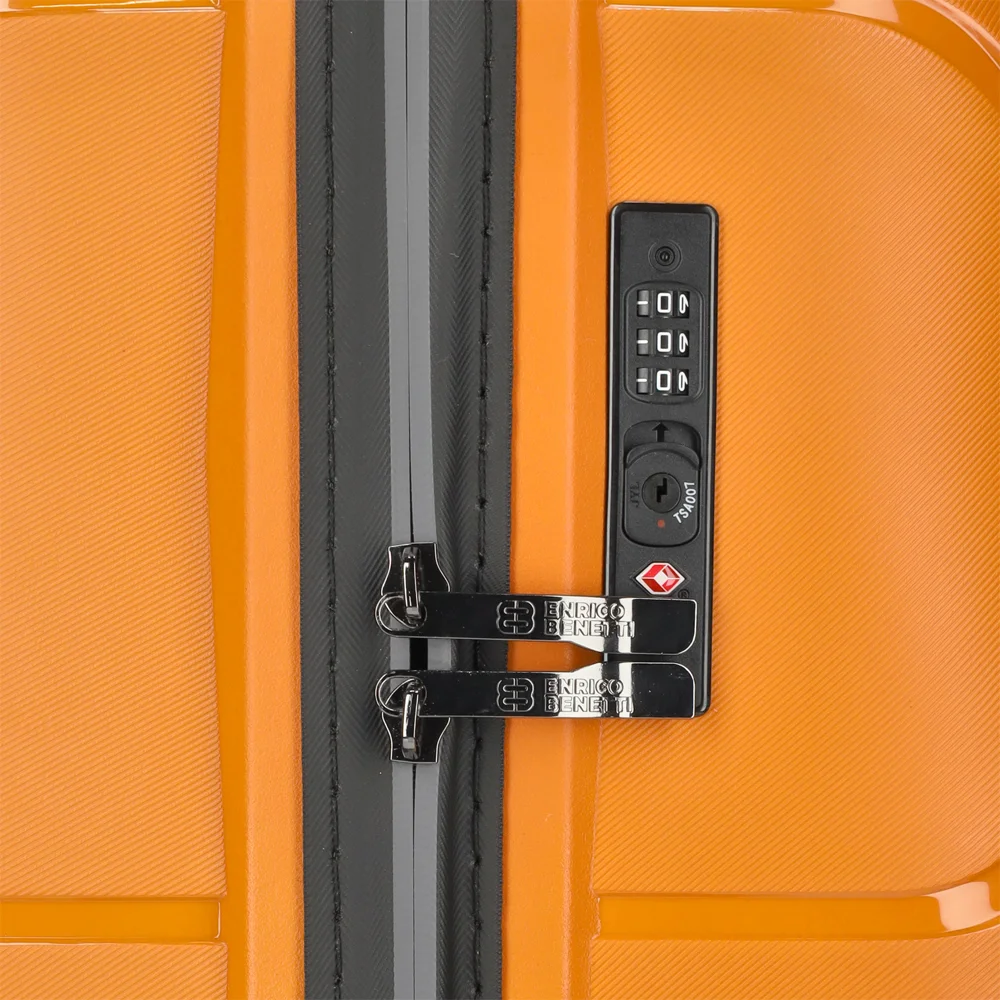 Enrico Benetti Kingston koffer 55 cm oranje bij Duifhuizen