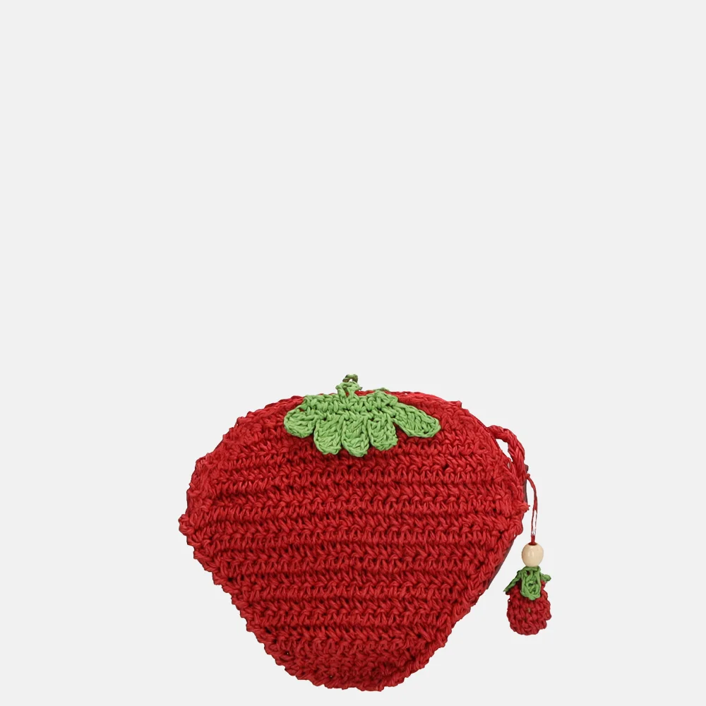 Zebra Trends fruities crossbody schoudertas aardbei red bij Duifhuizen