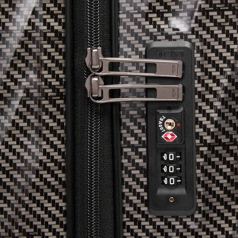 Tumi 19 Degree Lite International handbagage koffer 55cm black/graphite bij Duifhuizen