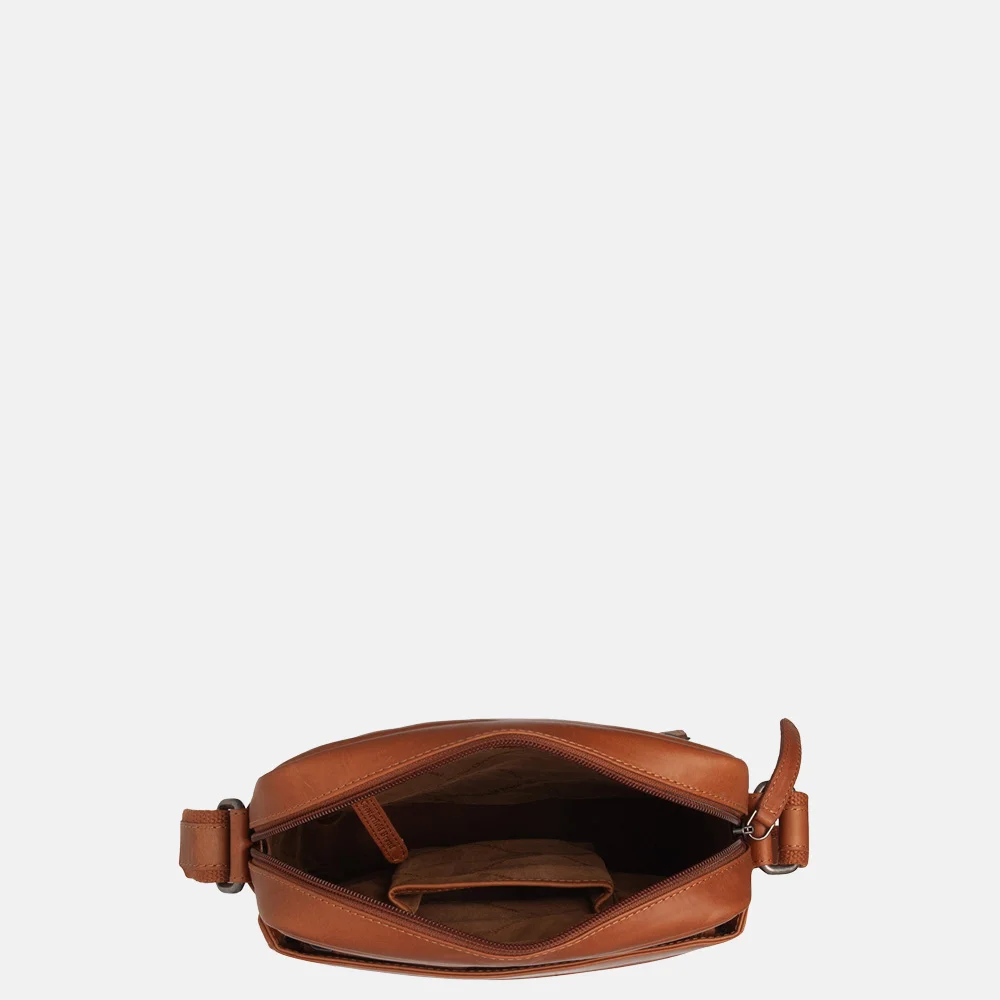 Chesterfield Anzora schoudertas L cognac bij Duifhuizen